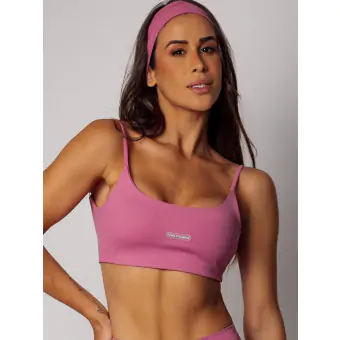 Top Duplo New Basic Rosa Vintage M