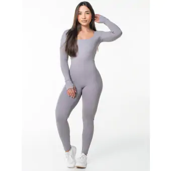 Macacão Manga Longa Match Cinza M