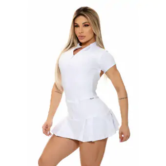 Vestido Playoff White M