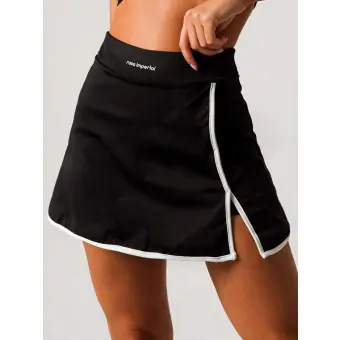 Short Saia Daily Preto com Off P