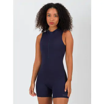 Macaquinho Ziper Runnnig Azul Marinho G