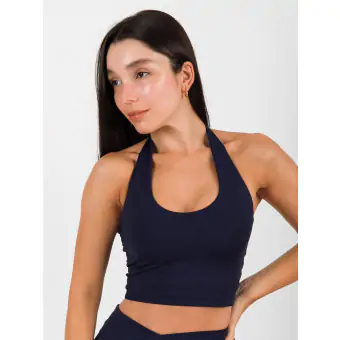 Top Frente Unica Wonder Azul Marinho P