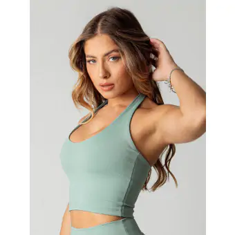 Top Frente Única Wonder Verde Teos M