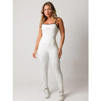 Macacão Bicolor Dear Off com Preto P