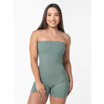 Macaquinho Tomara Que Caia Verde Malva G