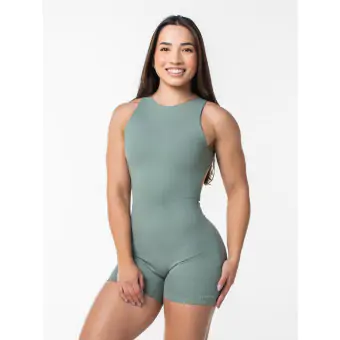 Macaquinho Gym Verde Malva M