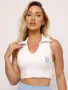 Cropped Gola Polo Off White G - Imagem: 1