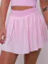 Short Saia Plissada Rosa Blush M - Imagem: 1